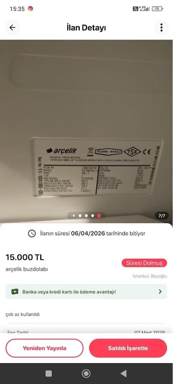 Arçelik buzdolabı - 4