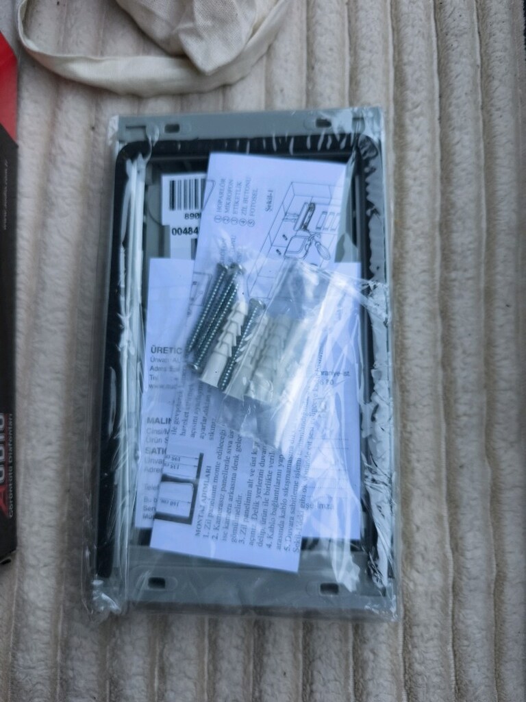AUDİO zil buton basic hoparlörlü 2 li çift sıra - 2