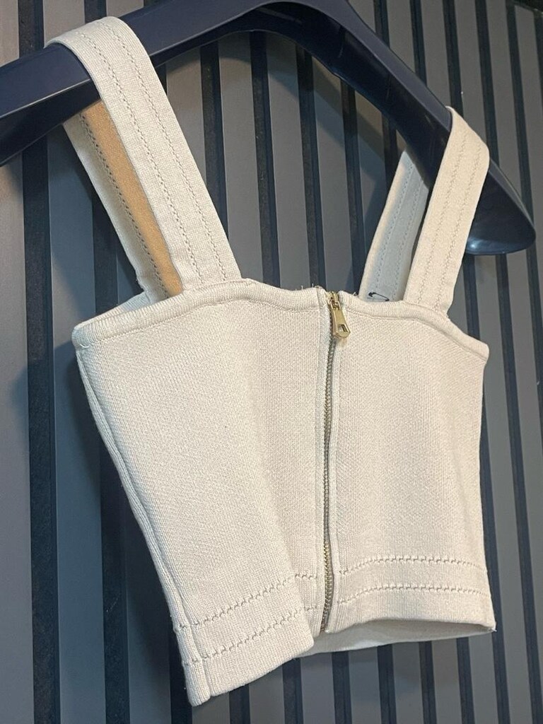 DİLVİN Bej Crop Büstiyer ATLET - 4