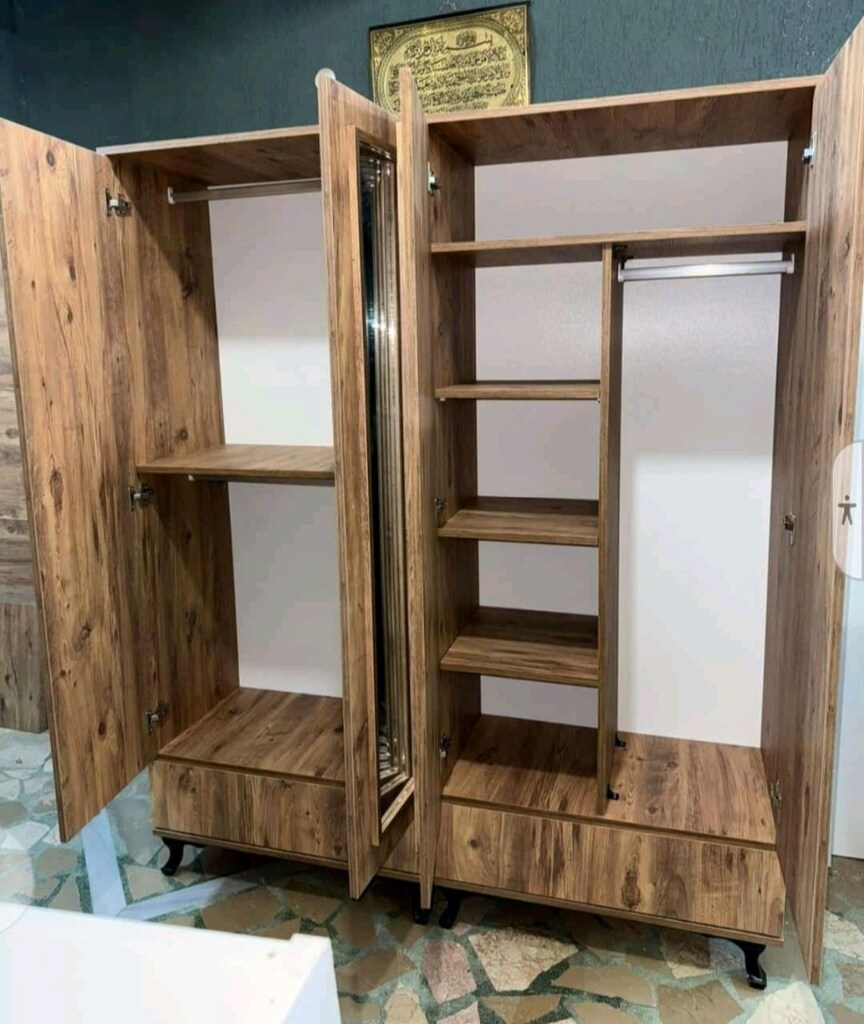 imalattan sıfır 4 Kapılı Gardolap panjurlu - 2