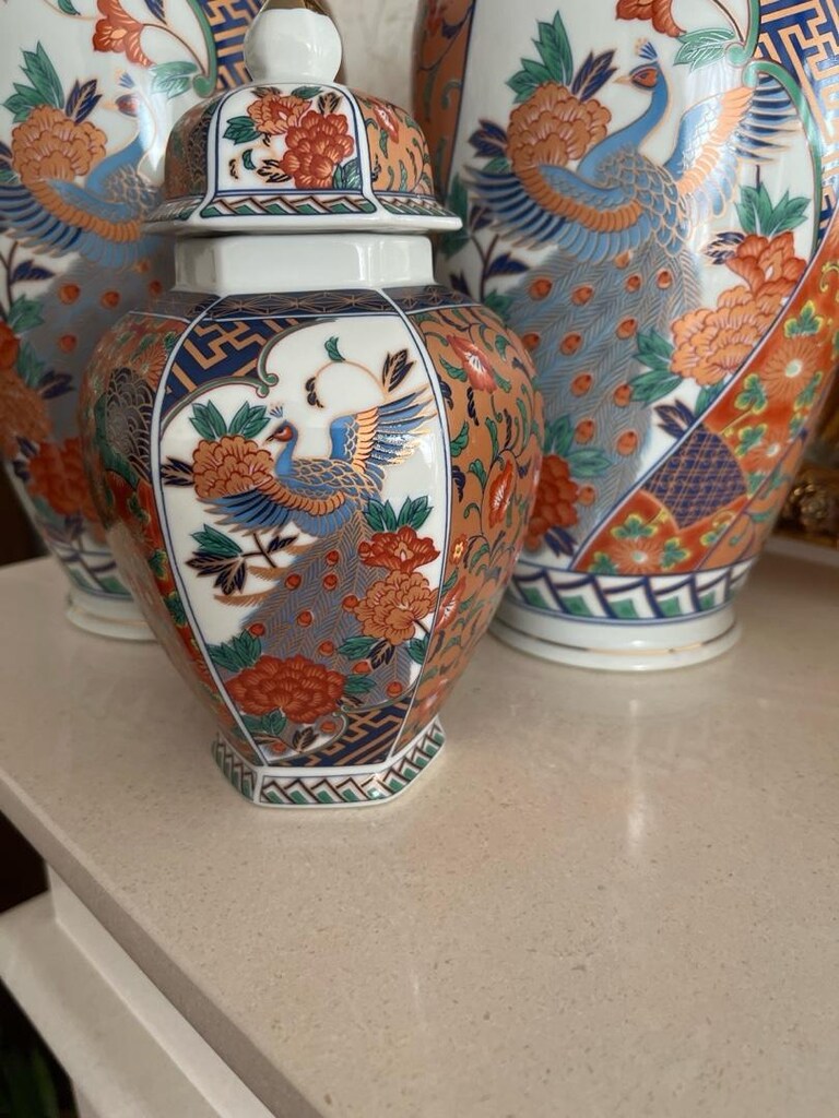 Antika, Japon malı üç adet vazo - 2