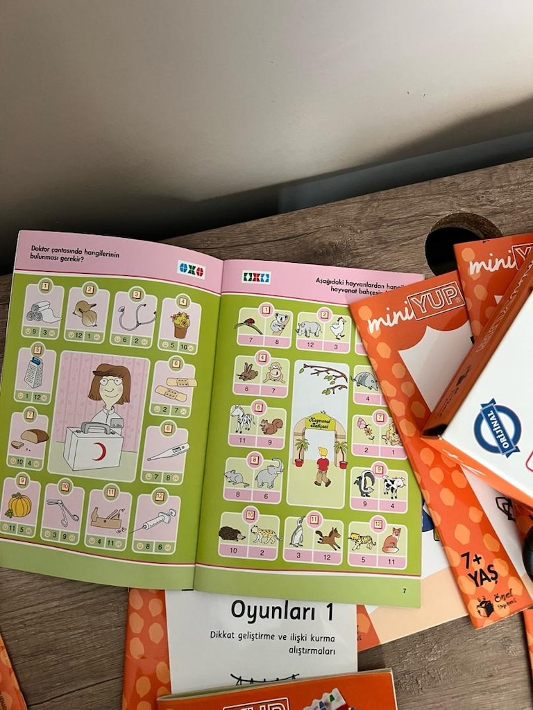 MiniYUP 7+ yaş eğitim seti satılıktır. - 7