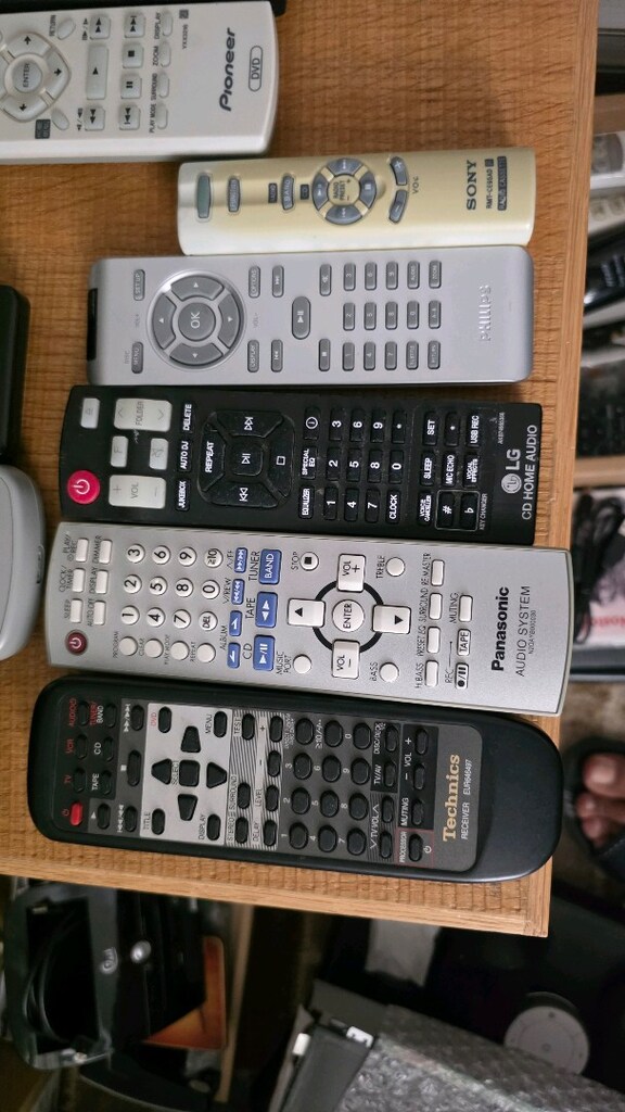 Sony, Technics, panasonic, Philips müzik seti, Pioneer dvd kumandaları - 6