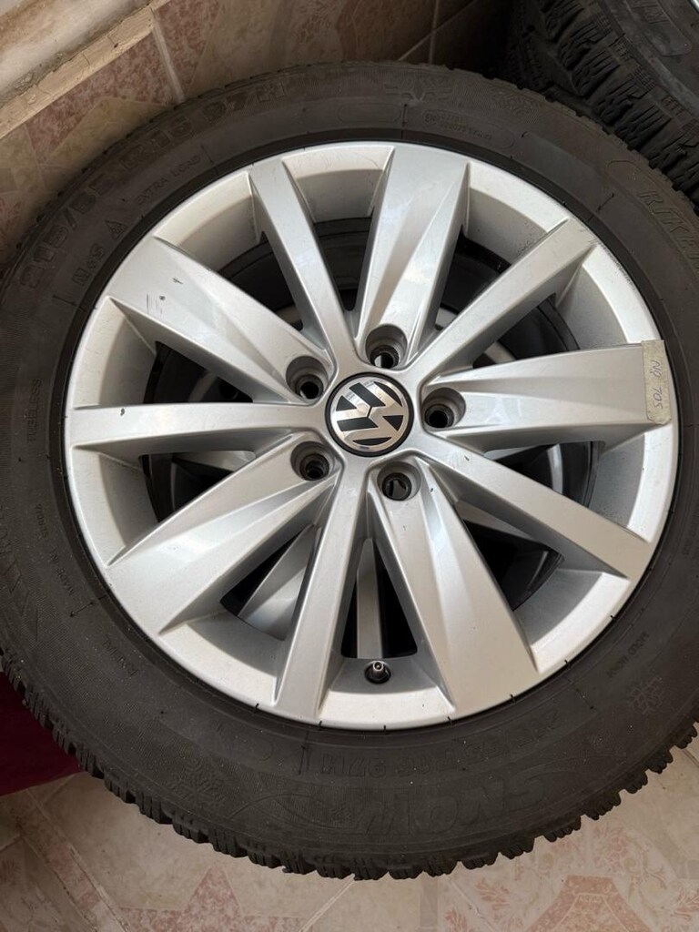 Passat B7 çıkma orijinal 16” jant ve kışlık lastik - 2