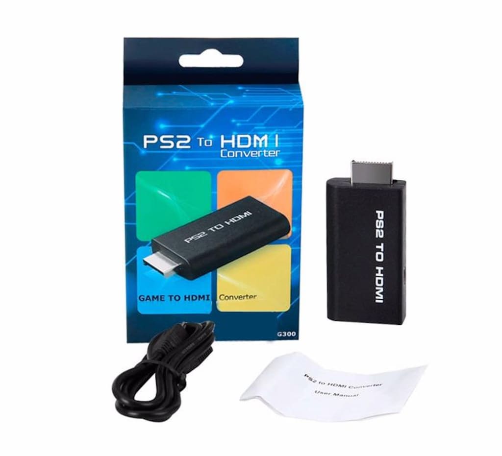 5046 Ps2 To Hdmi Tv Kablosu Çevirici Dönüştürücü Adaptör - 3