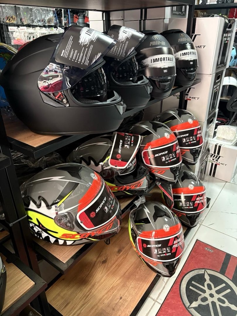 kapalı motosiklet motorcu kaskı - 2