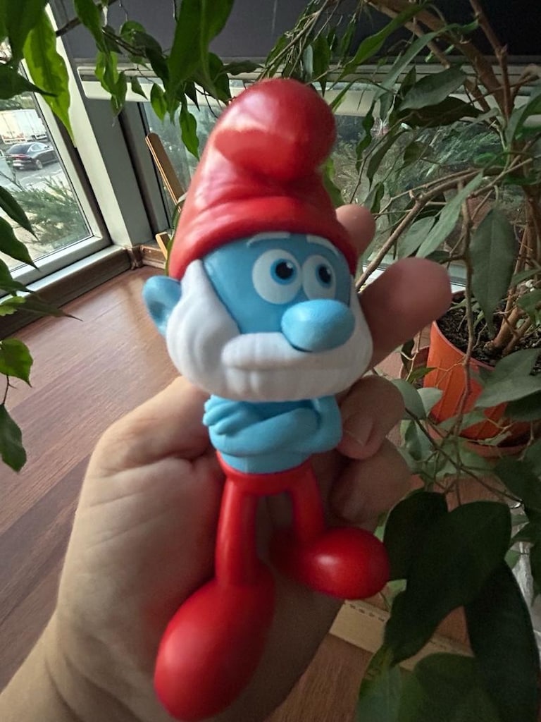 Şirinler Şirin Baba oyuncak figür - 5