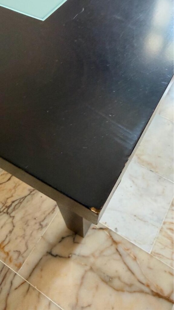 Cam detaylı Ahşap Masa - 3