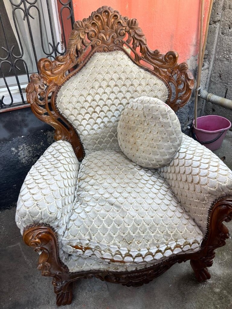 oymalık koltuk sandelte takımı - 5