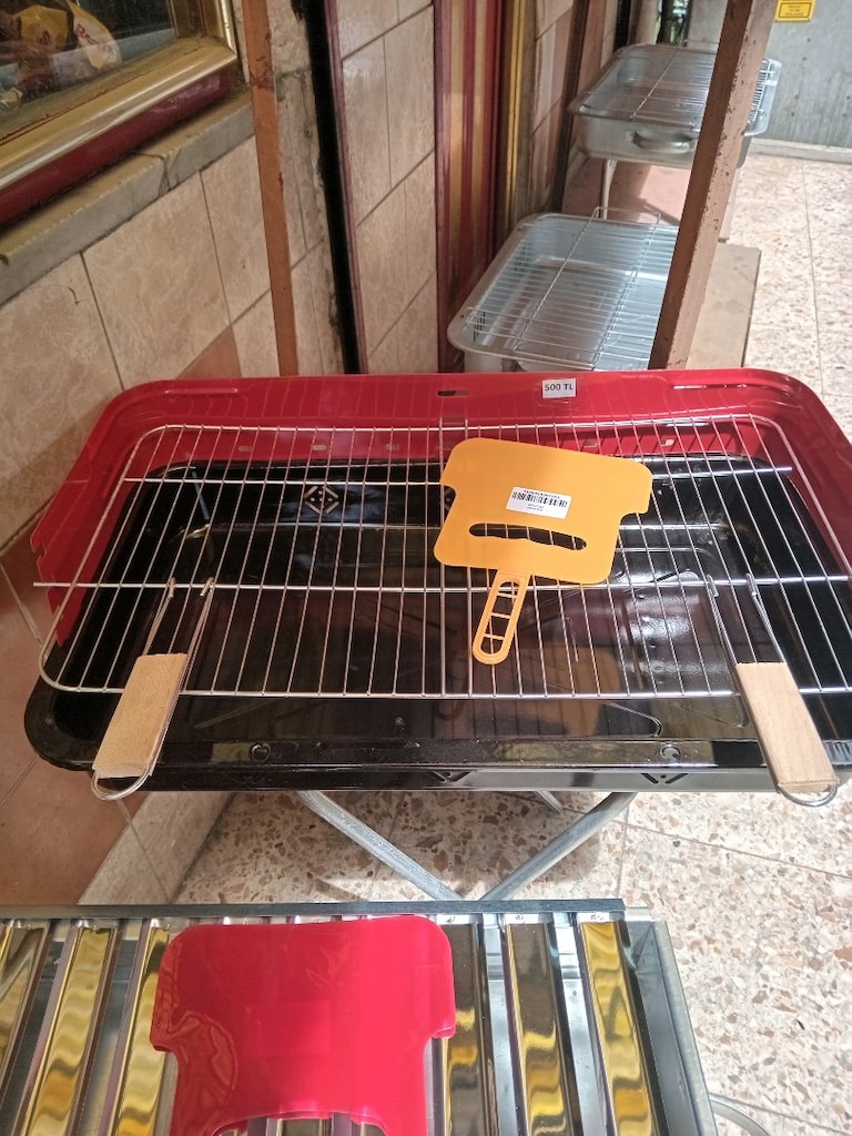 mangal çeşitleri katlanır ayaklı barbekü - 2