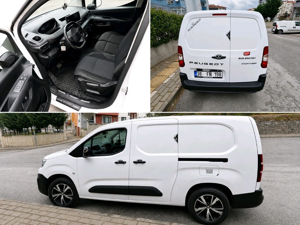 PEUGEOT PARTNER (HATASIZ, BOYASIZ) 3 BÖLGE KAMERALI, ÇELİK JANT - 4