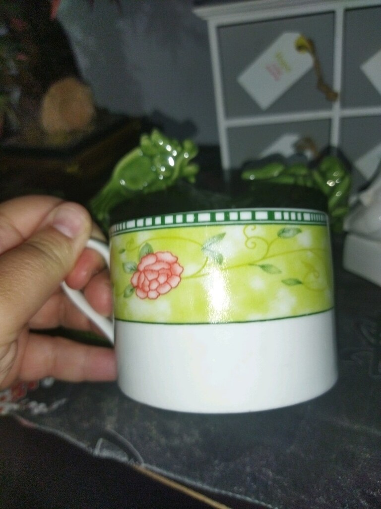 antika vintage Çin Japon damgalı fincan - 2
