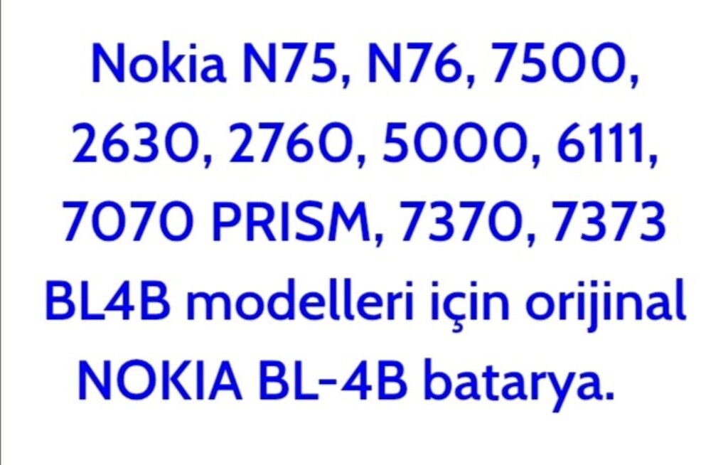 NOKİA BL 4B BATARYA - 4