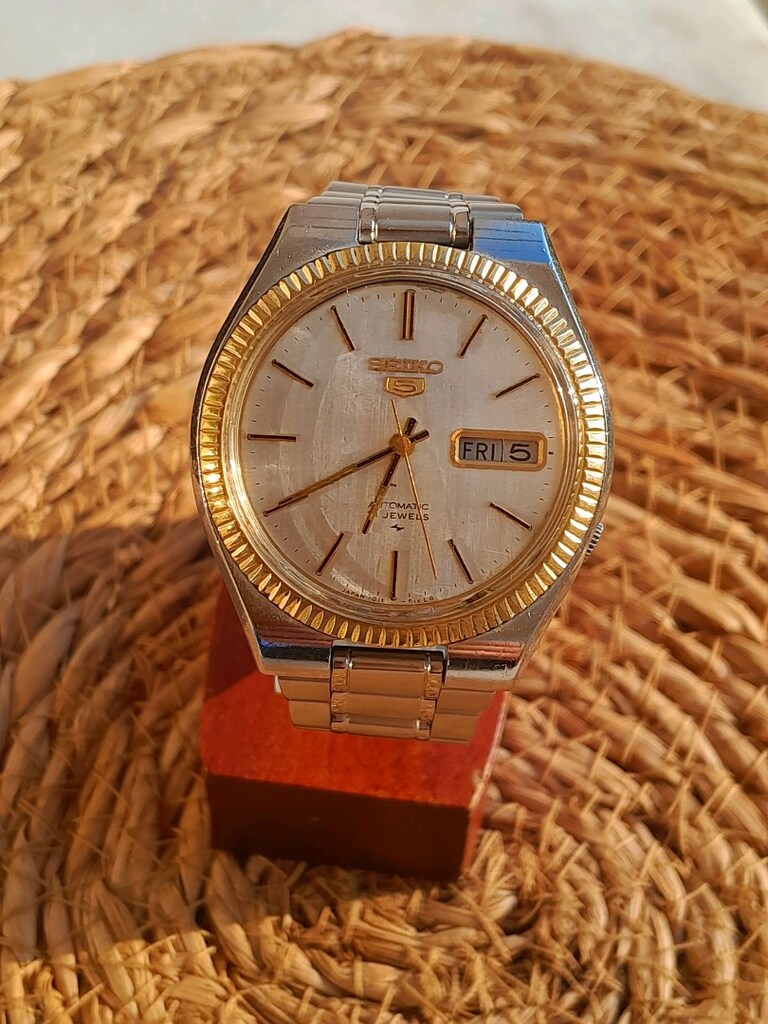 ALTIN KAPLAMA ROLEX BEZEL SEİKO OTOMATİK 7019 KOLEKSİYONLUK - 13