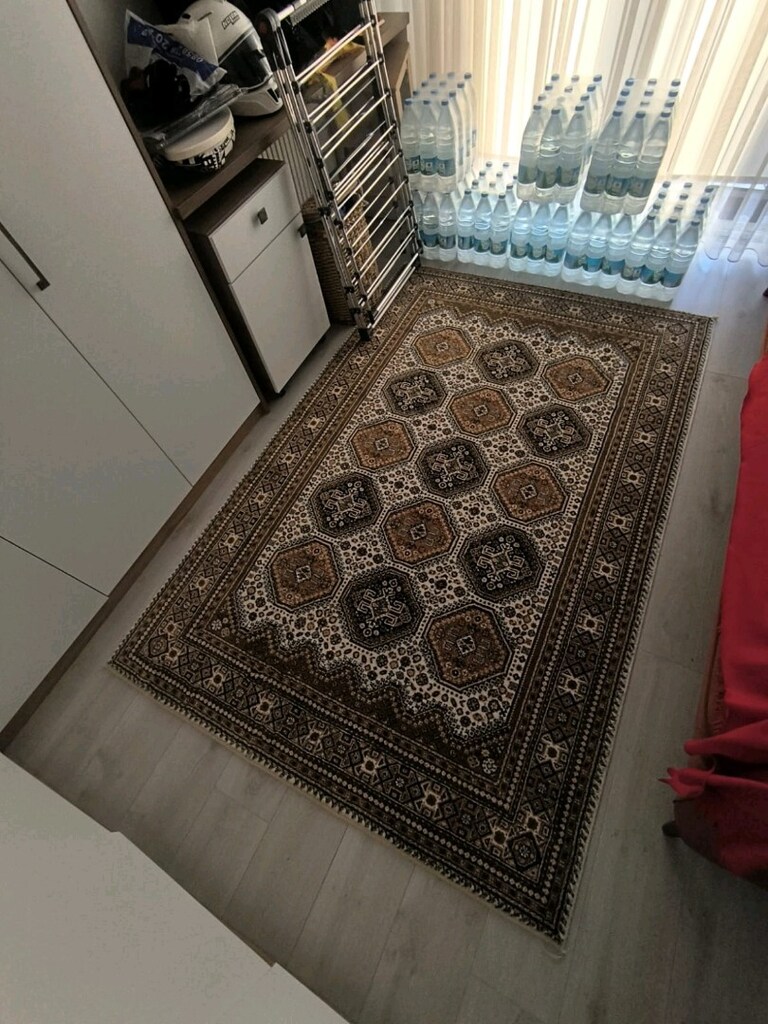 Orjinal Koyunlu Yünlü Hali 7 Parça - 3