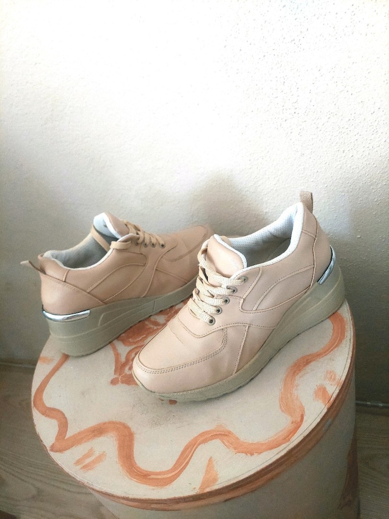 Kadın Bej renk Dolgu Topuklu Sneaker - 2