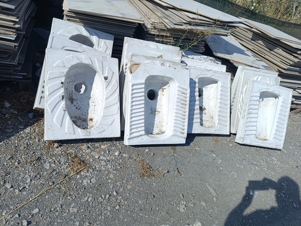 tuvalet taşı defolu ürünler tarlaya bahçeye uygundur - 9