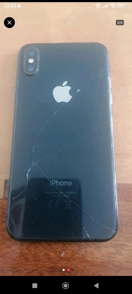 iPhone x yazılım modunda - 2