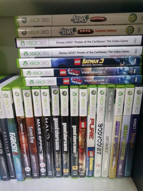 XBOX360 ARŞİVLİK KİNECT VE NORMAL OYUNLAR