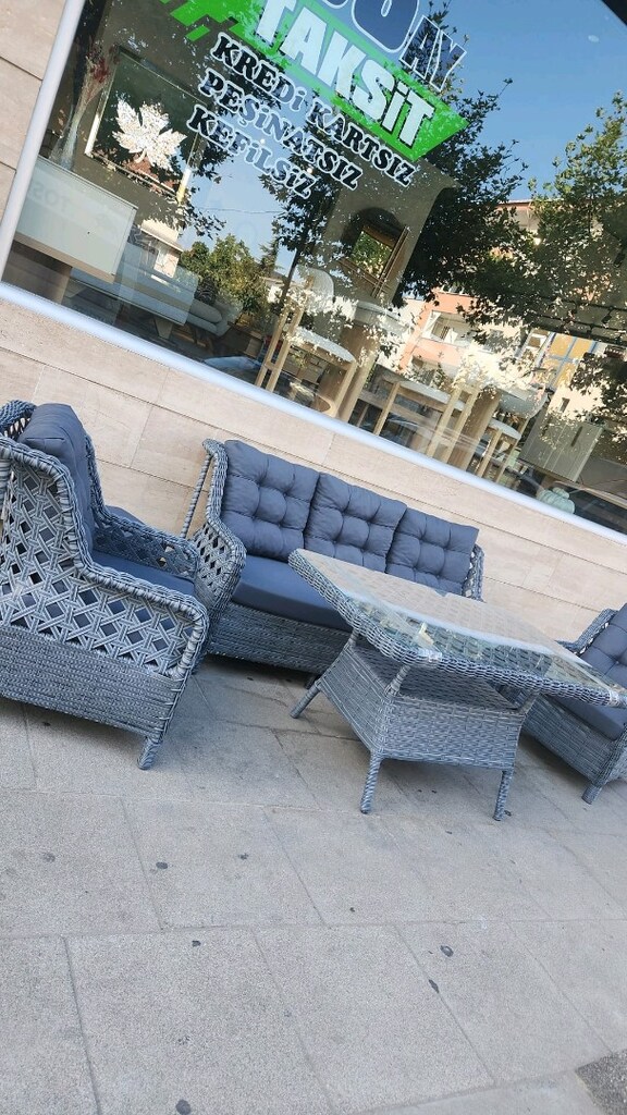 rattan koltuk takımı, bahçe balkon mobilyasi - 6