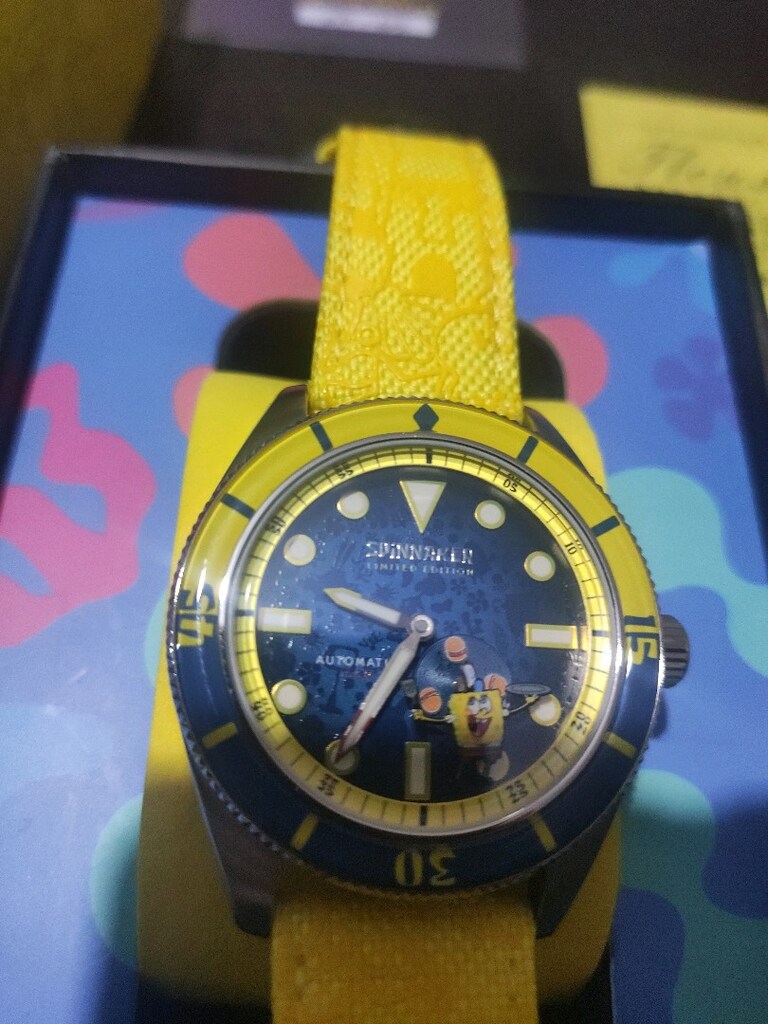 spinnaker spongebob otomatik saat - 2