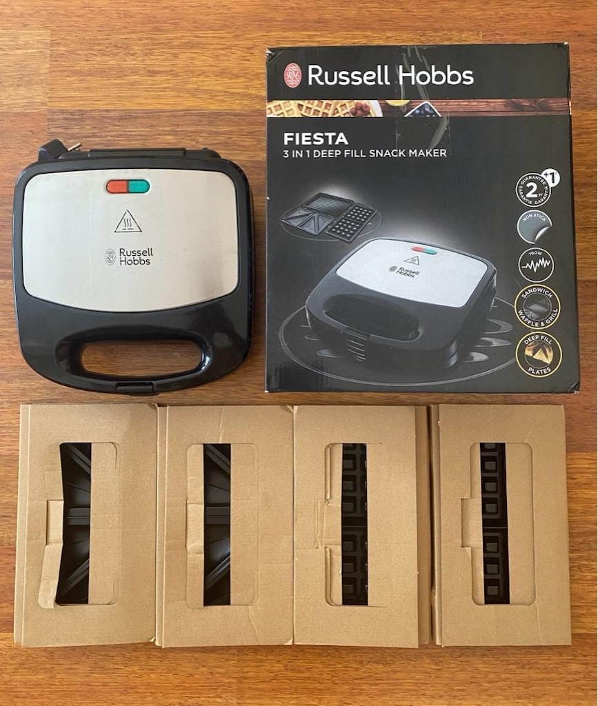 Russell Hobbs Fiesta 3’ü 1 Arada Tost / Waffle / Izgara Makinesi