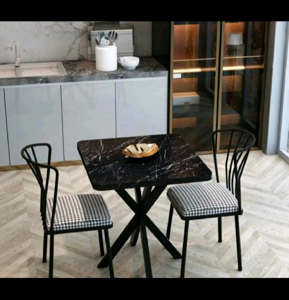 70'e 70 cafe masa 2 adet sandalye kapıda ödeme - 2