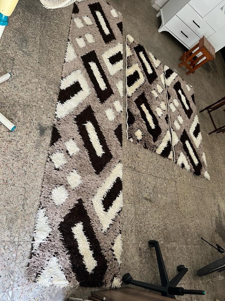 Üç adet Shaggy yolluk yeni gibi tertemiz - 4
