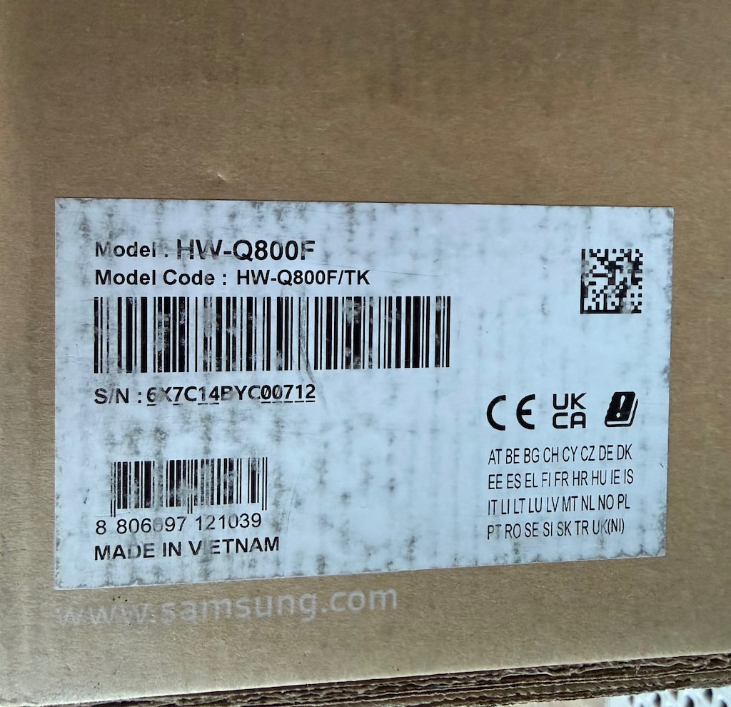 Samsung HW-Q800F Soundbar. Kullanılmamış 31.03.2028'e kadar GARANTİLİ - 2