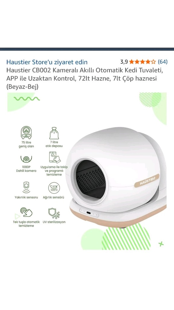 Akıllı kedi tuvaleti - 4