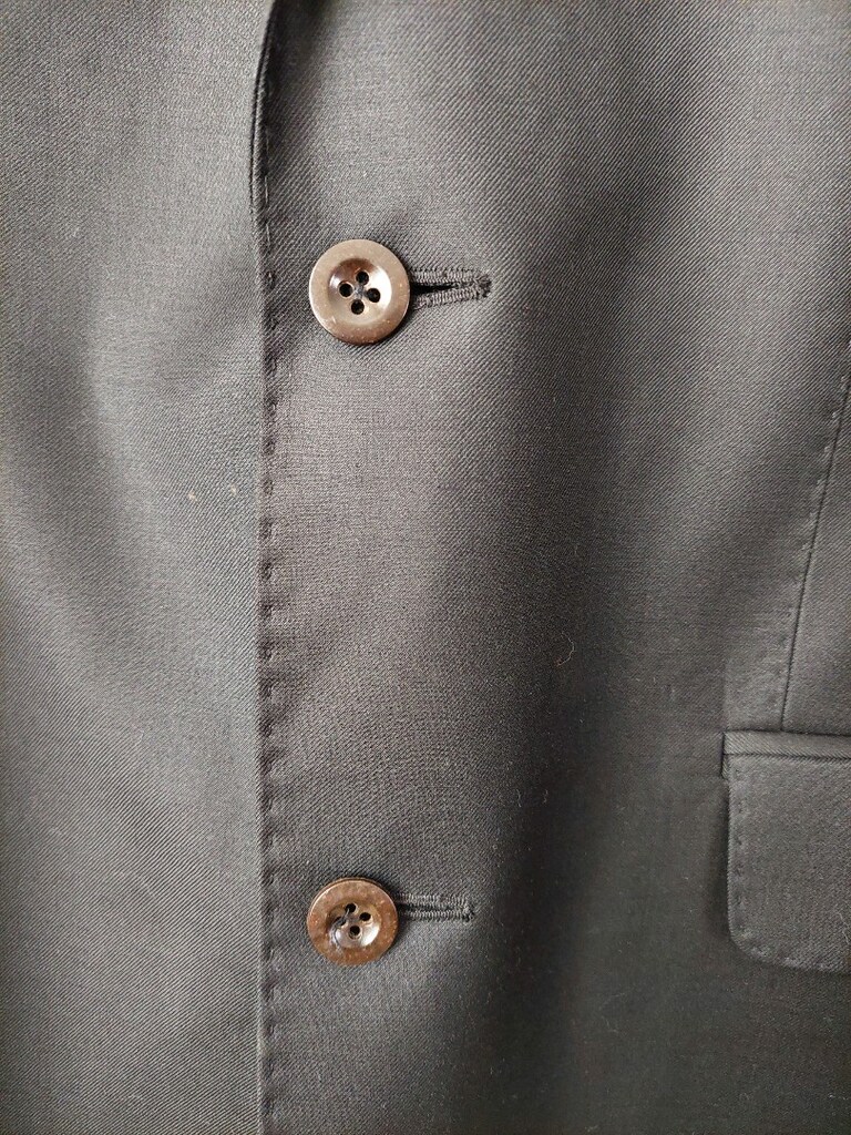 HATEMOĞLU 1924 Siyah Yünlü blazer ceket - 8
