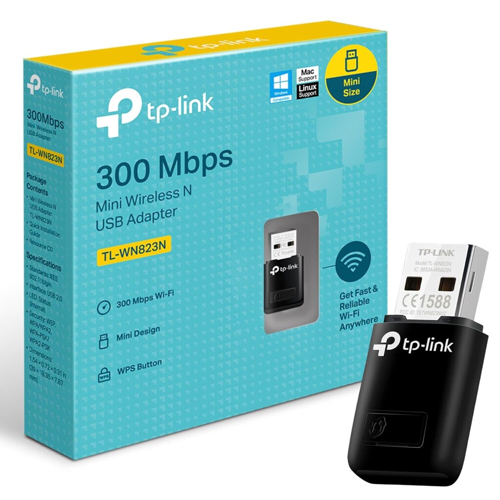 Tplink TL-WN823N 300Mbps Mini Kablosuz N USB Adaptör - 2