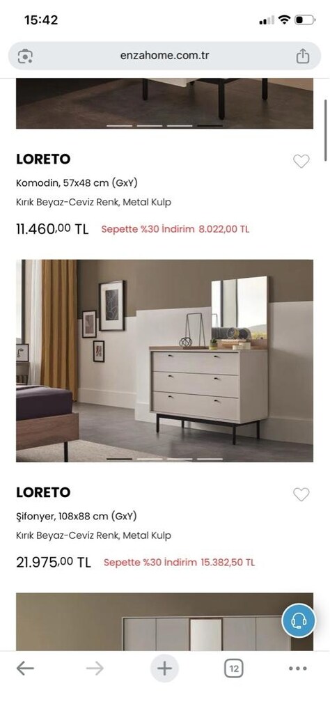 ACİL EnzaHome Yatak Odası Takımı “Loreto” - 4