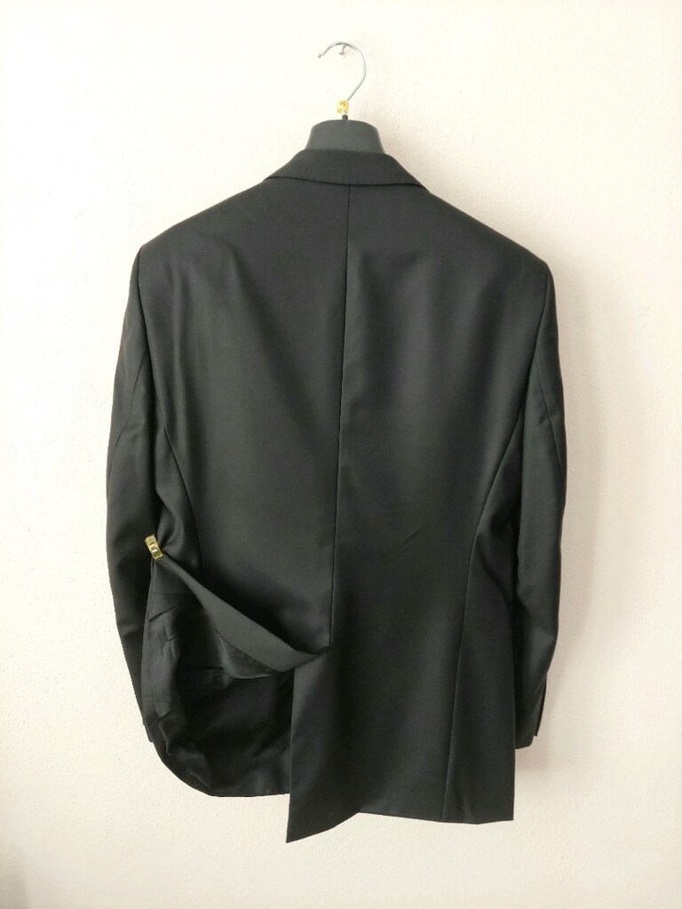 HATEMOĞLU 1924 Siyah Yünlü blazer ceket - 3
