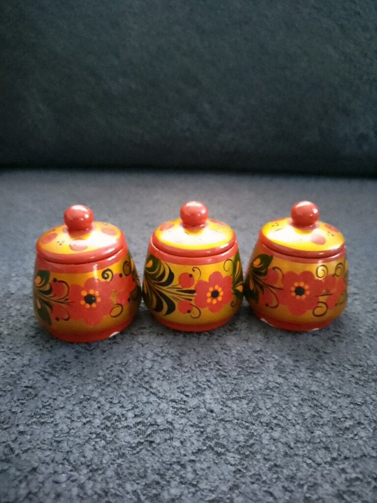 chochloma Russlant ahşap el boyama - 6