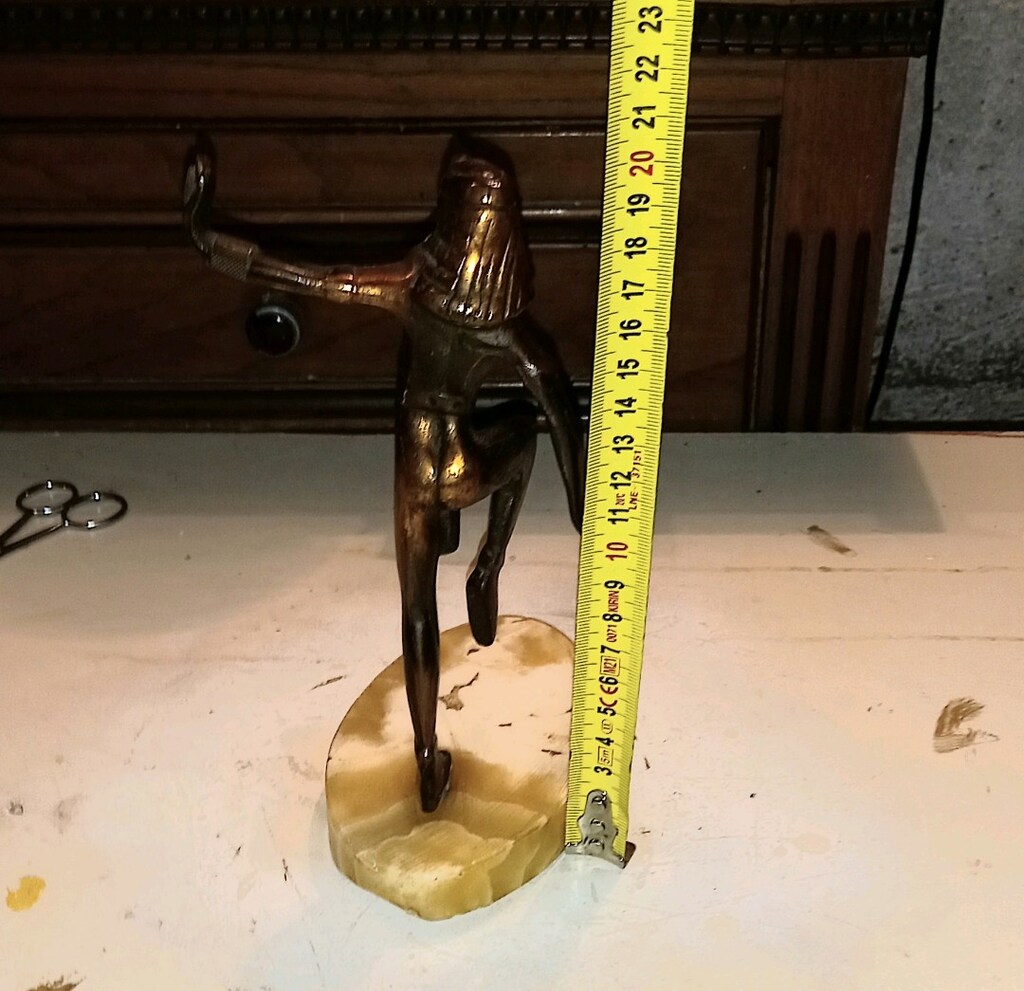 ANTİKA, BRONZ "DANCİNG CLEOPATRA" BİBLO - 4