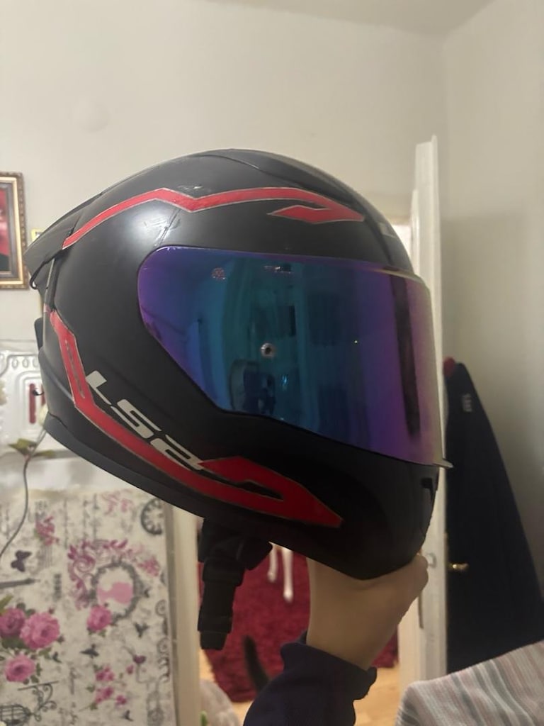 Ls2 Rapid Mat siyah kask Xxl kask - 2