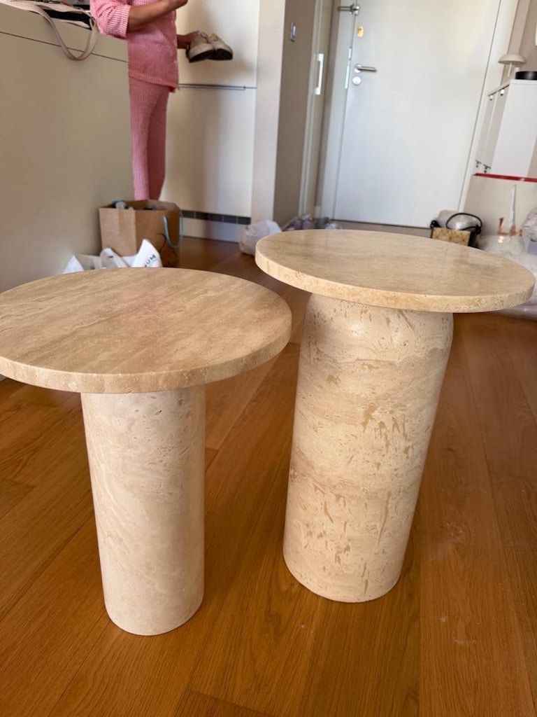 2’li traverten sehpa - 4