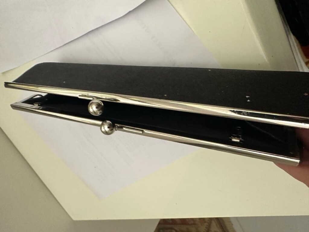 Abiye çanta 26 cm 8 cm hiç kullanılmamış zincir takma yeri var - 5