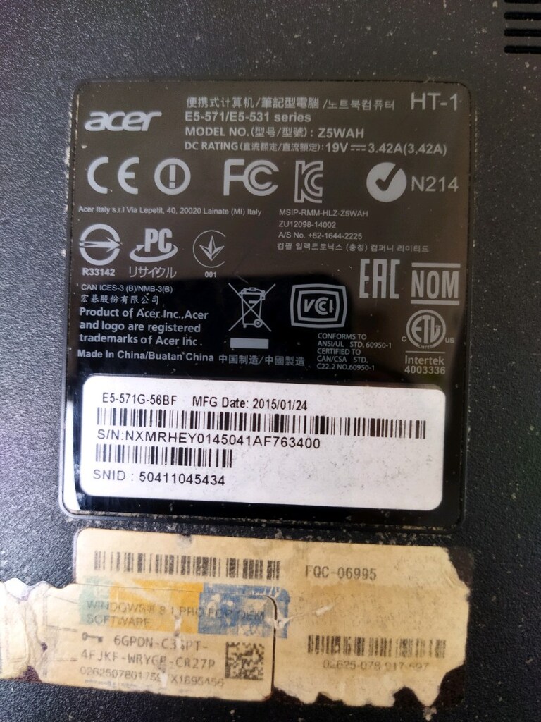 ACER PANEL BATARYA MAUS sağlam - 6