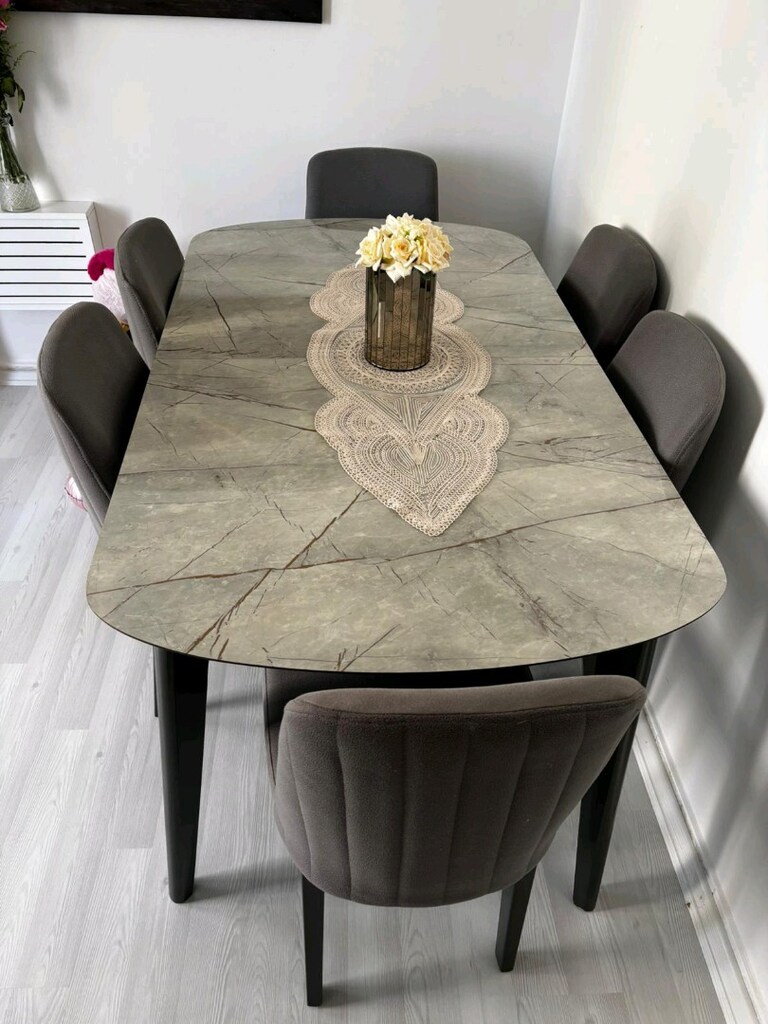 6 ve 8 kişilik yemek odası takımı - 3