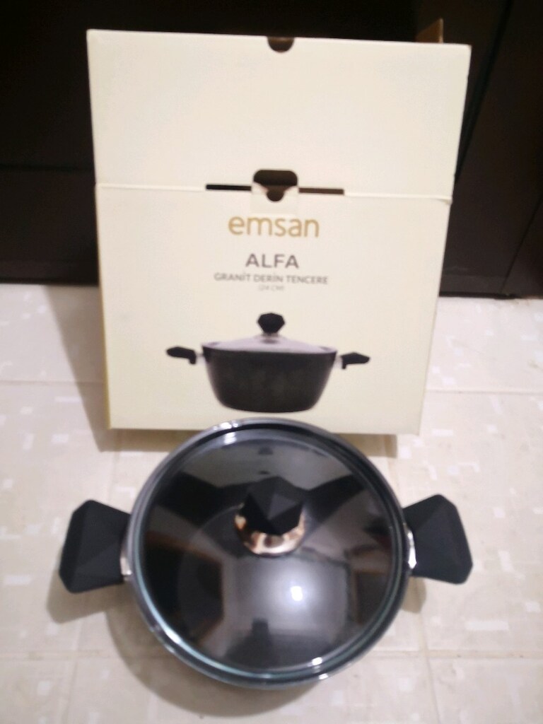 derin tencere 24 cm emsan - 4