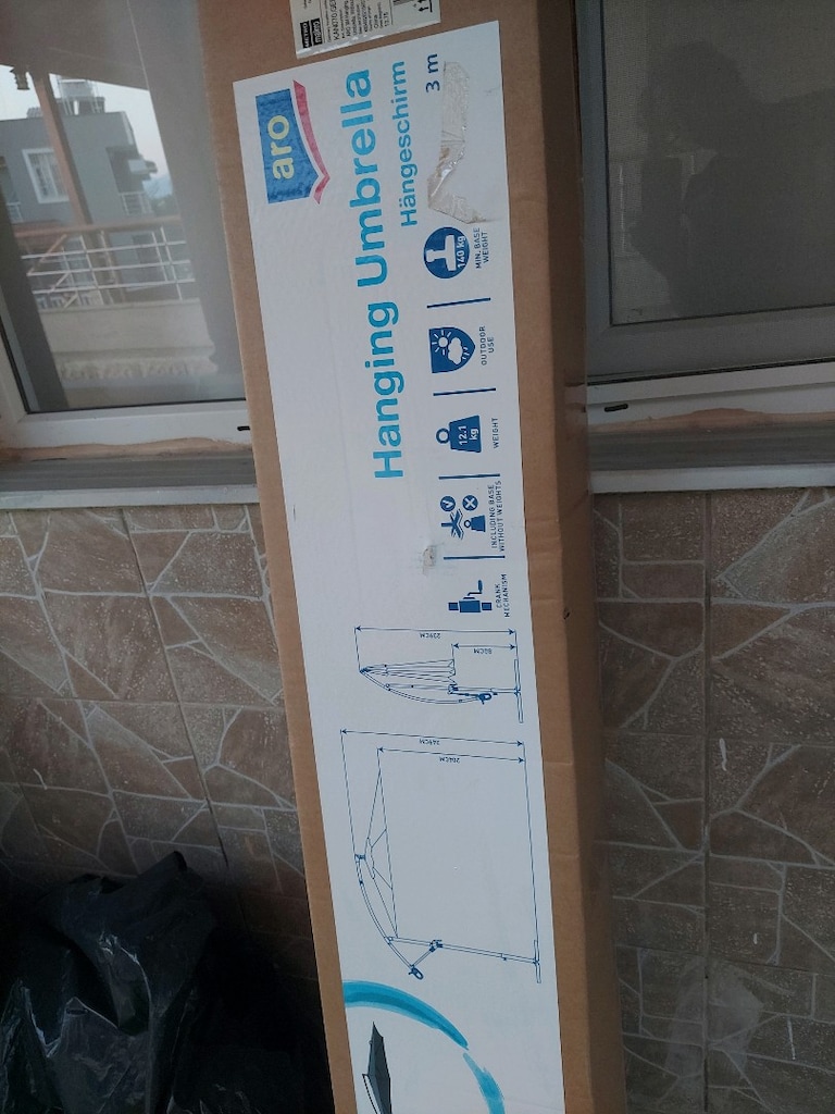 ARO 3 metre yandan gövdeli bahçe şemsiyesi - 4