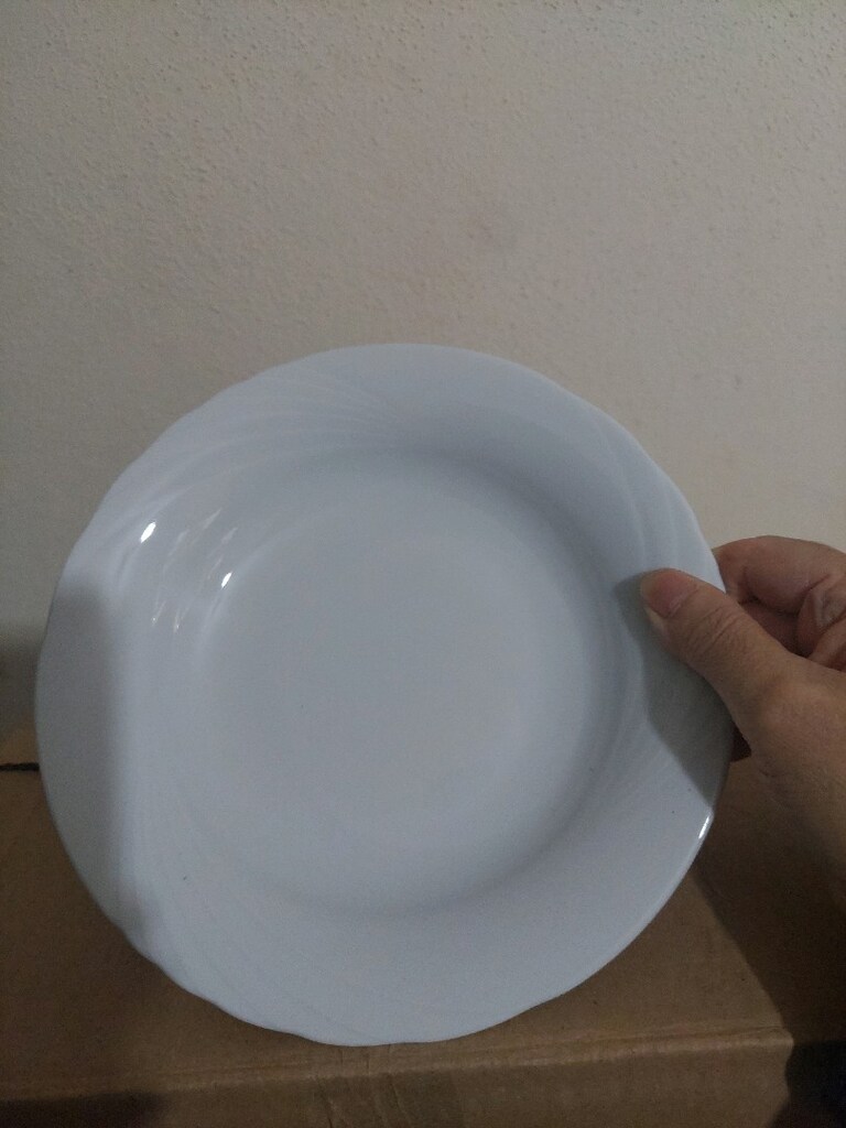 sıfır 6 adet buyük boy Kütahya çukur yemek tabağı - 4