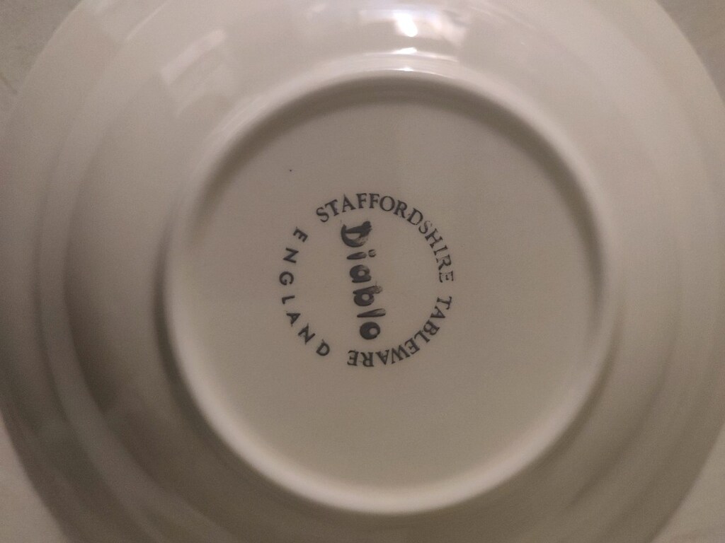 Staffordshire Diablo England Nostaljik 12 Kişilik Yemek Takımı - 2