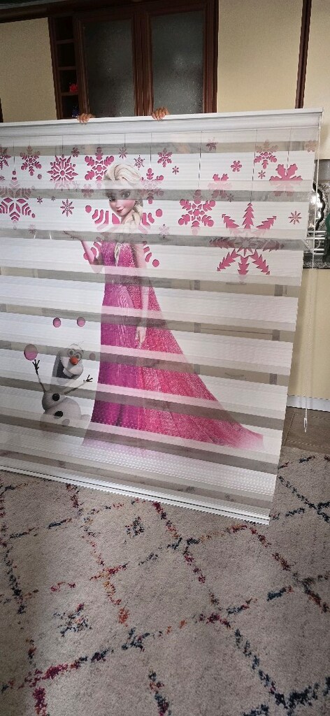stor perde temiz sağlam desenli kız odası için 180x200 - 4