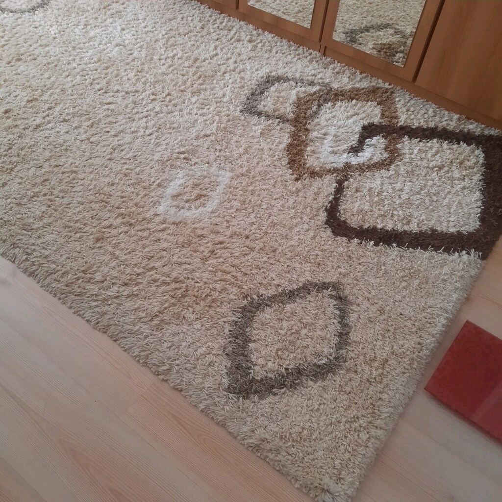 shaggy hali temiz 185×230 tüylu yumusak - 3