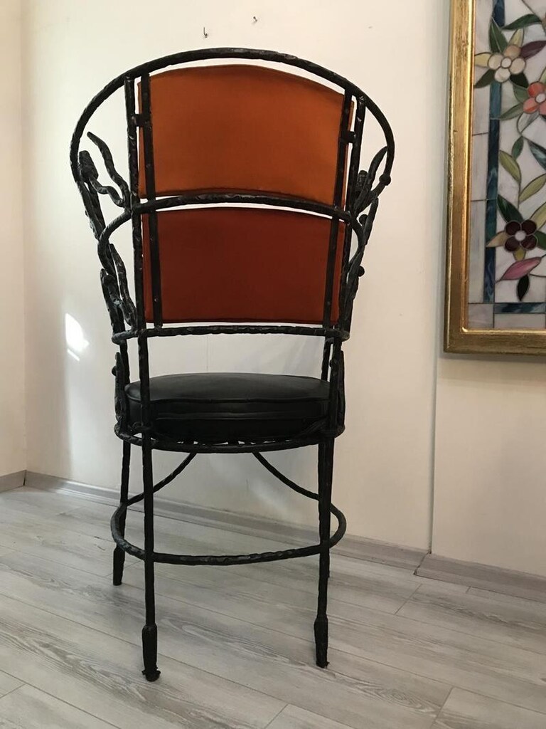 Özel Tasarım Ferforje Koltuk Sandalye - 5