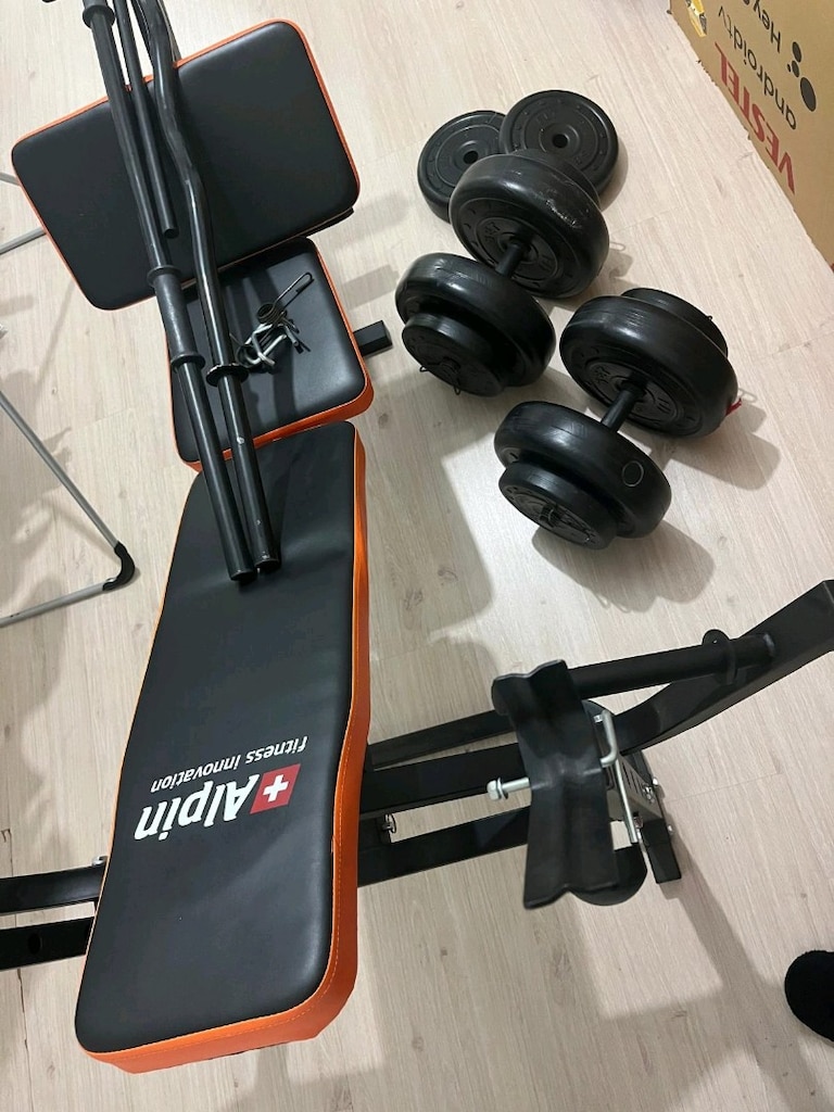 Satılık Evde Fitnes Seti +Antreman Sehpası - 2