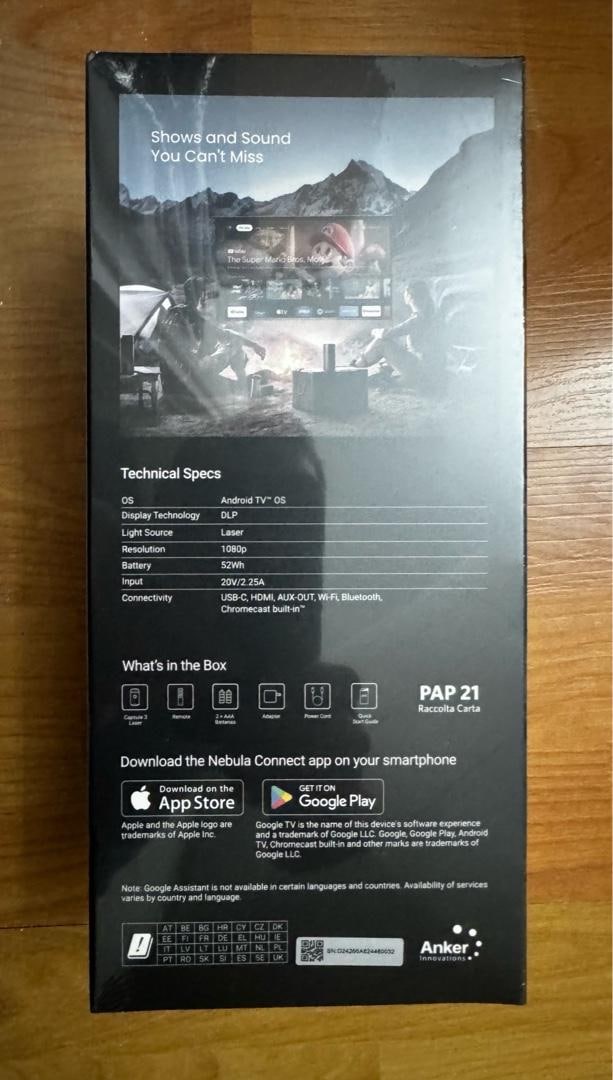 Anker Nebula capsule3 laser projeksiyon - 3